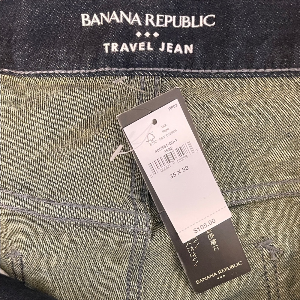 Banana Republic Indigo Slim Fit Jeans